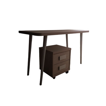 Cama alta + mesa estudio + espejo vestidor - Imagen 2