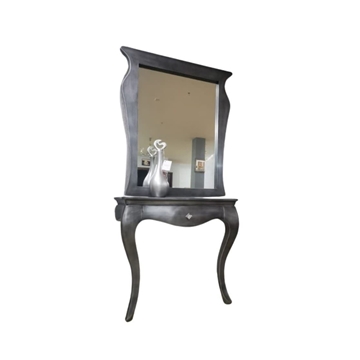 Consola de madera color plata - Imagen 1